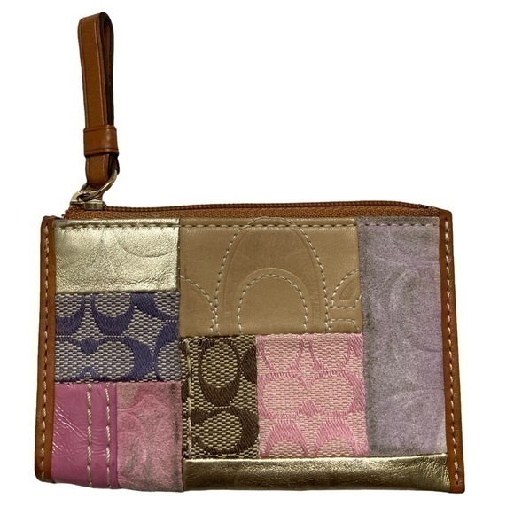 Coach quilted keyring card holder - Picture 1 of 9